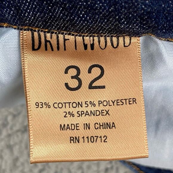 Driftwood Women's Jackie Stretch Dark Wash High Rise Jeans   Size:  32 - Picture 12 of 13